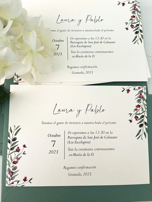 Invitación Granada y Oliva - Imagen 7