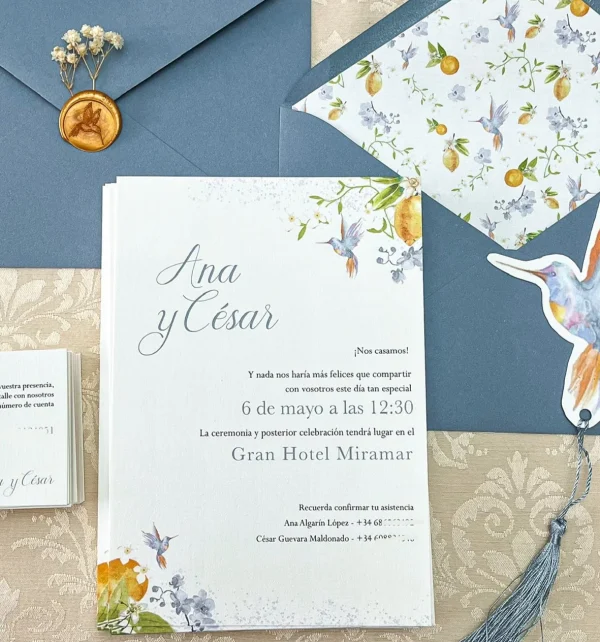 Invitación Colibrí