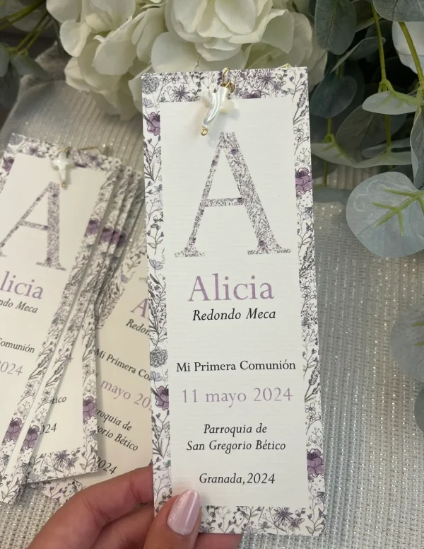 Punto de libro Inicial Estampado - Imagen 7