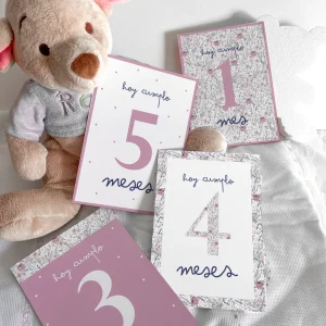 Tarjetas Cumple Mes para Bebé