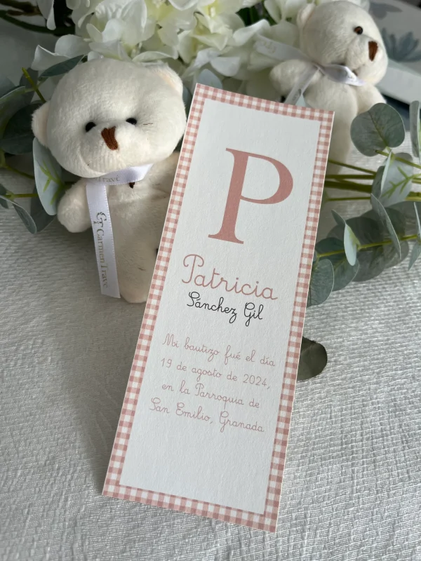Punto de libro Inicial Estampado - Imagen 3