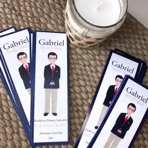 Punto de libro Comunión Personalizado