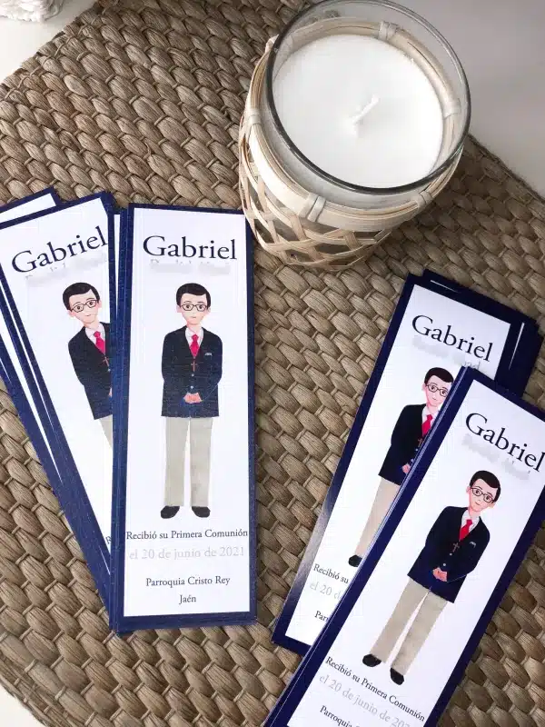 Punto de libro Comunión Personalizado