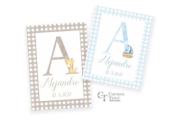 Láminas de Iniciales Personalizadas - Imagen 2