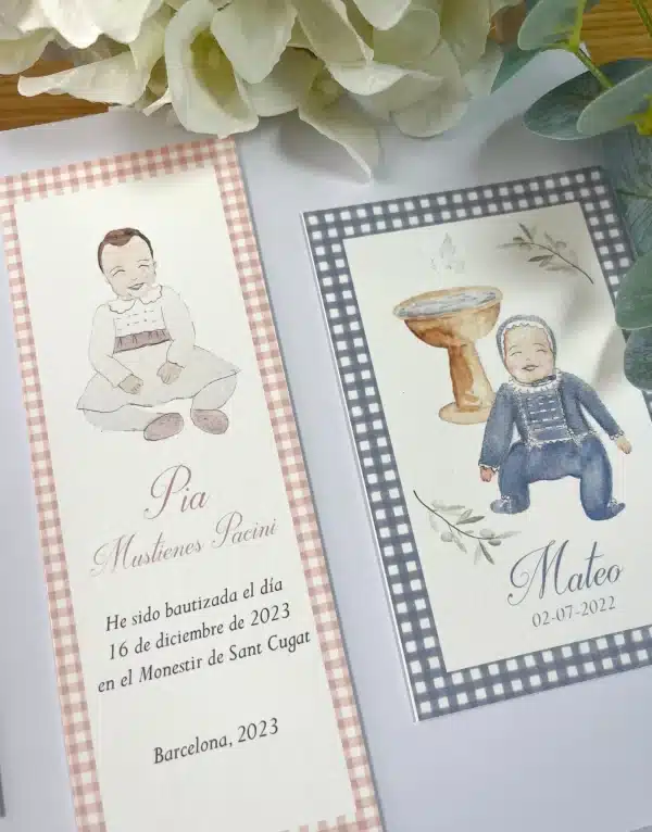 Recordatorio Bautizo Personalizado