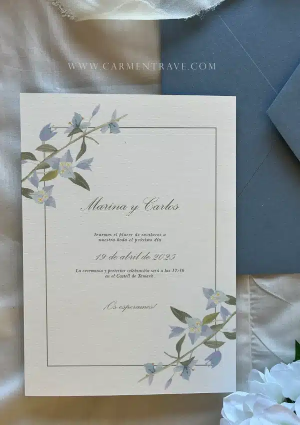 Invitación de boda Botanique – Diseño exclusivo personalizable - Imagen 3