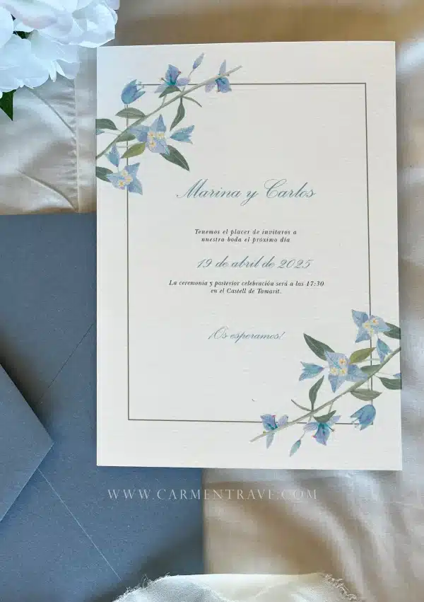 Invitación de boda Botanique – Diseño exclusivo personalizable - Imagen 5