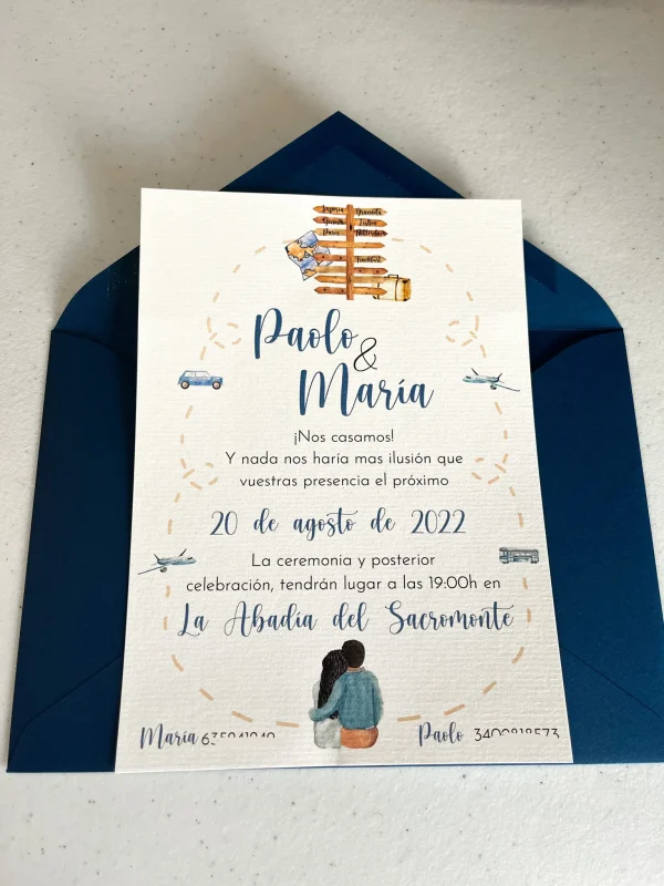 invitación de boda