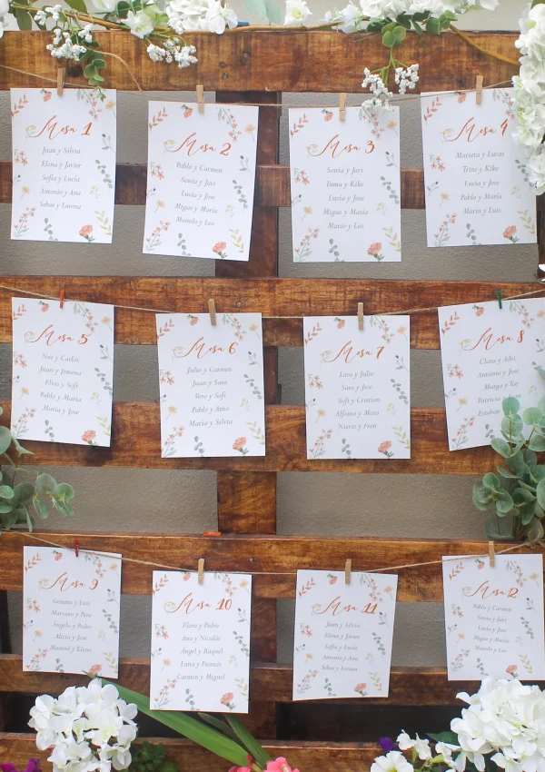 Invitación de boda "Campanilla" – Diseño floral silvestre en tonos suaves con estilo romántico - Imagen 4