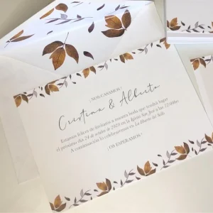 invitación de boda Fatum