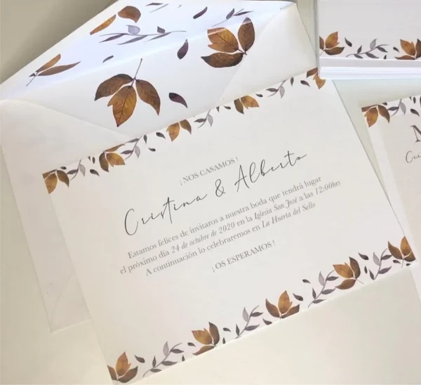 invitación de boda Fatum