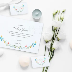 Invitación de boda Alegría